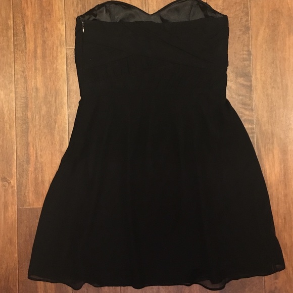 Express little Black Strapless Dress - Picture 4 of 4