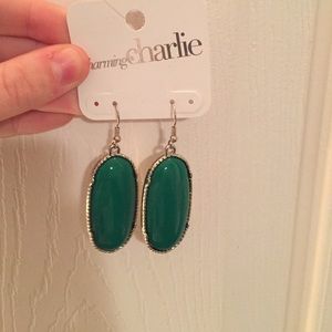 Charming Charlie green earrings