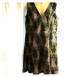 Used H&M pineapple print skater dress in XL