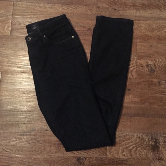 AG mid rise stevie dark wash