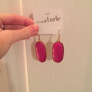 Charming Charlie pink earrings