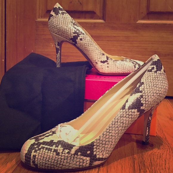 Kate Spade New York Python Pumps