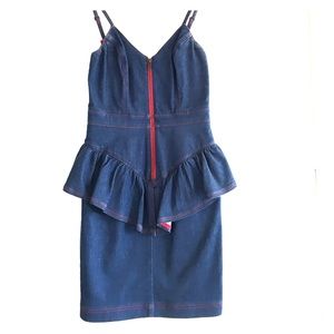 BETSEY JOHNSON denim dress