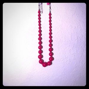 Red Statement Necklace