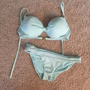Victoria's Secret Bikini Set Mint Blue