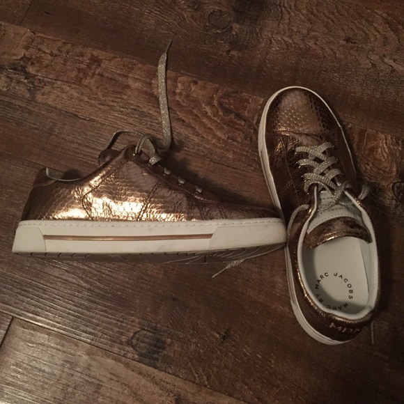 Marc by Marc Jacobs snake metallic sneakers