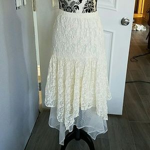 Indigo Soul Lace Skirt