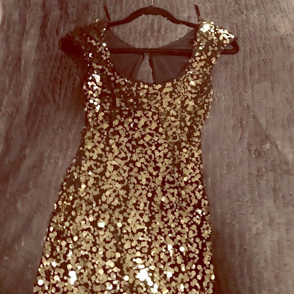 Sequin party dress- worn once- size S