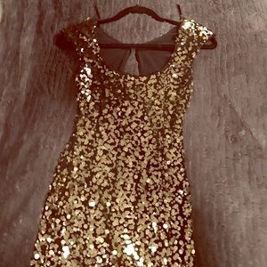 Sequin party dress- worn once- size S