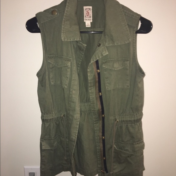 Green colored vest