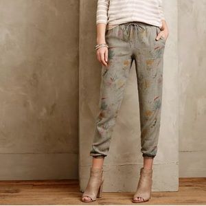 ❗️SOLD❗️Anthro Level 99 Watercolor Floral Joggers