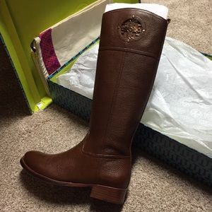 NIB box Tory Burch Kiernan Riding Boots
