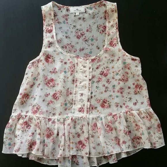 Sheer Floral Tank