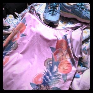 Nike fusion shoes and low swoop excessive tank