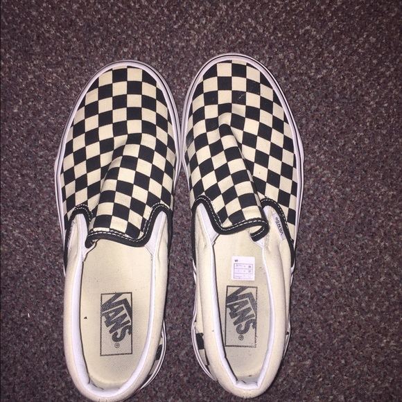 Checkered Slip-On Vans