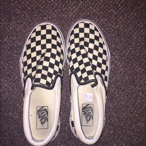 Checkered Slip-On Vans