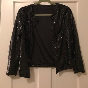 Black sequin jacket