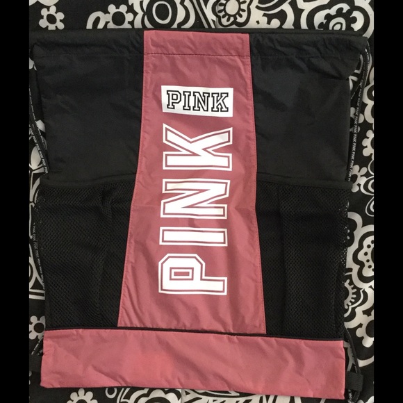 PINK drawstring bag