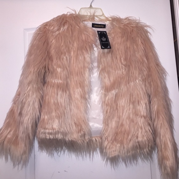 Faux fur jacket