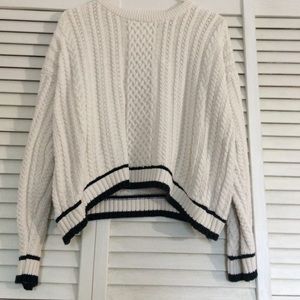 ANN TAYLOR CREAM SWEATER