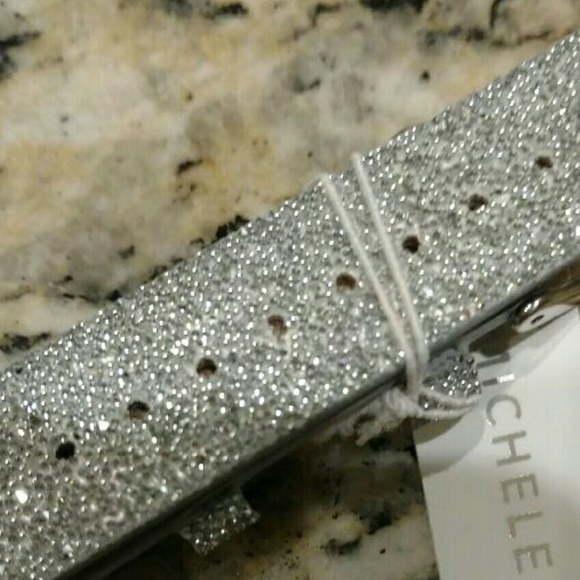 SOLD Michelle 18mm sparkly silver watch strap - Picture 4 of 4