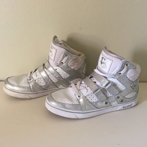 Vlado Metallic Silver Knight Hightops
