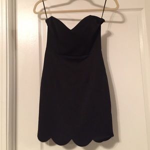 Tobi strapless dress