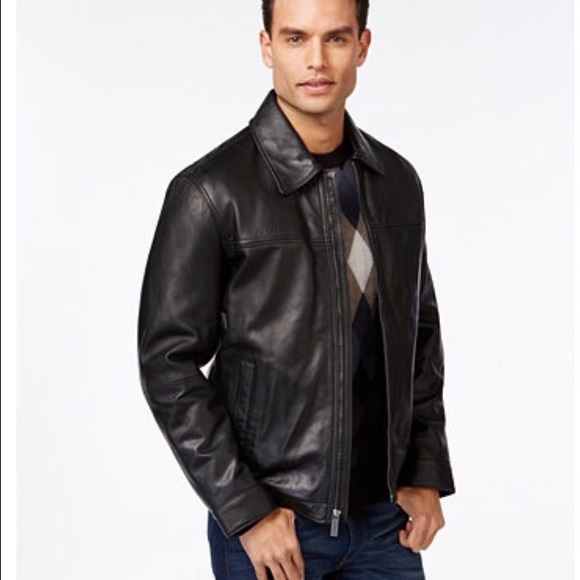 Perry Ellis Leather Jacket