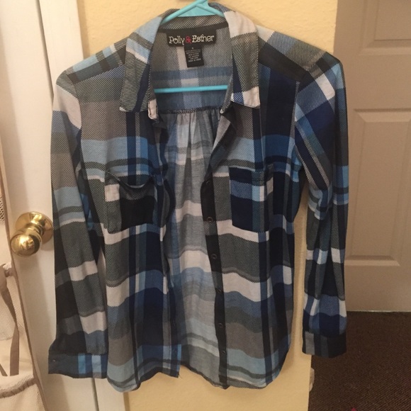 Blue and White Flannel