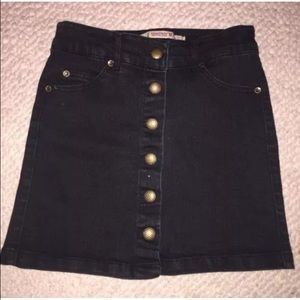 Tilly's Girls' Size 12 Black Skirt