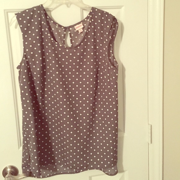 Cute polka dot top