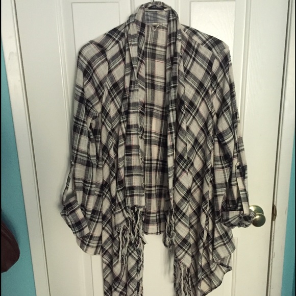 Plaid sweater