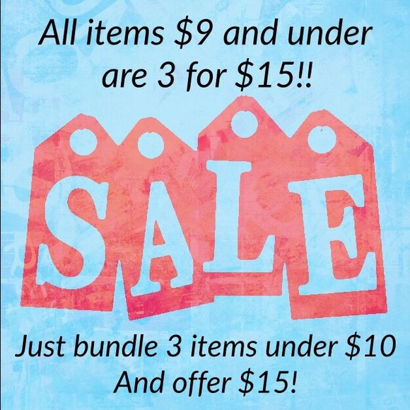 Last chance before goodwill! 3 for $15 sale!! .