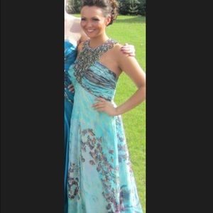 Jewel-Toned Jovani Gown