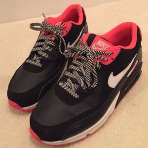 Black, Pink and White Nike Air Max
