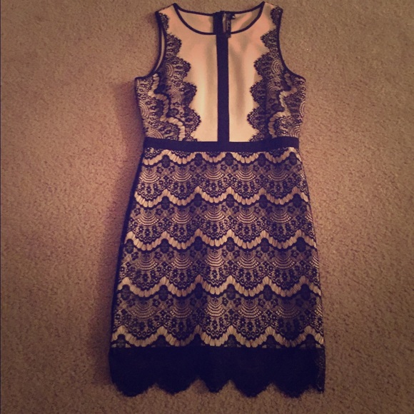 Black and cream cocktail dress - Worn once