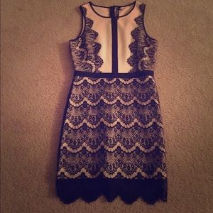 Black and cream cocktail dress - Worn once