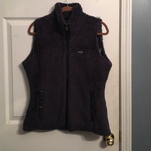 Dark Purple Patagonia Reversible Vest