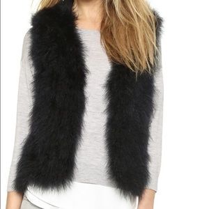 Club Monaco fur vest