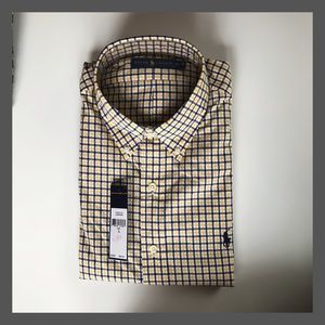 Ralph Lauren Checked Button Down Shirt NWT