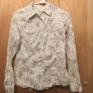 Girls Button Down Blouse