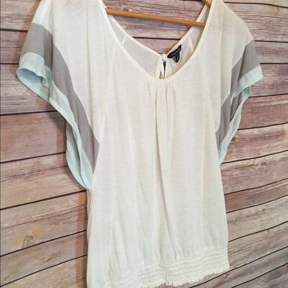American Eagle/AE Flowy Top, Size M- Tie/Open Back