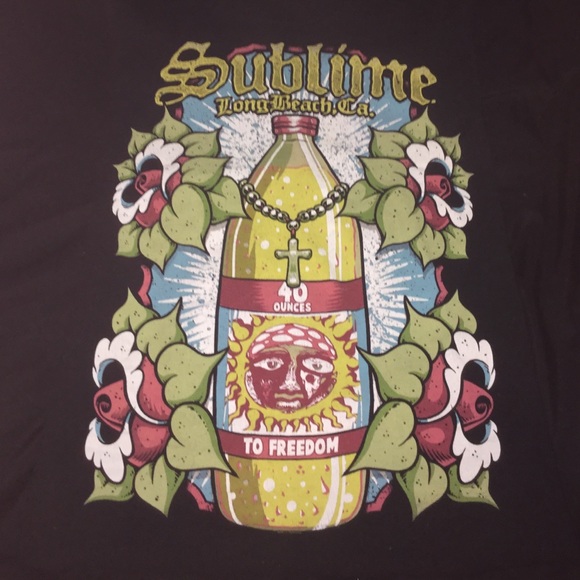 Sublime 40 Oz. to Freedom Band/Graphic Tee