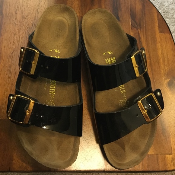 gold buckle birkenstock