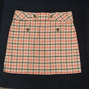 J.Crew plaid skirt