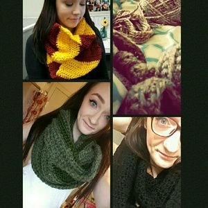 Homemade Custom Crochet Infinity Scarf