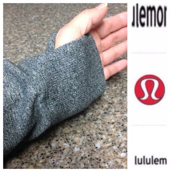 lululemon athletica Sweaters - Lululemon grey sweater with thumb holes