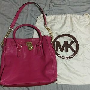 Fuschia Michael Kors bag