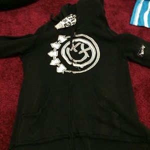 Blink 182 zip.up hoodie