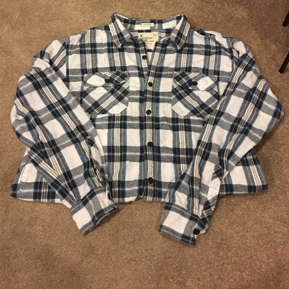 NWOT AE Flannel Button Up